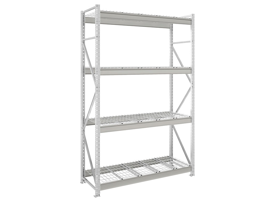 Стеллаж MS Pro 250/150X60/4 с сетчатыми полками